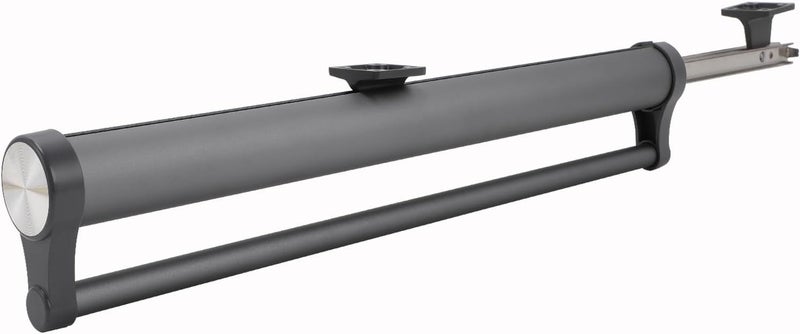 MAFAGE Extendable Clothes Rail for Wardrobe, Aluminium Alloy Robust Adjustable Clothes Rail Cupboard, Telescopic Clothes Rail Save Space (Grey, 292 mm) - Image 1