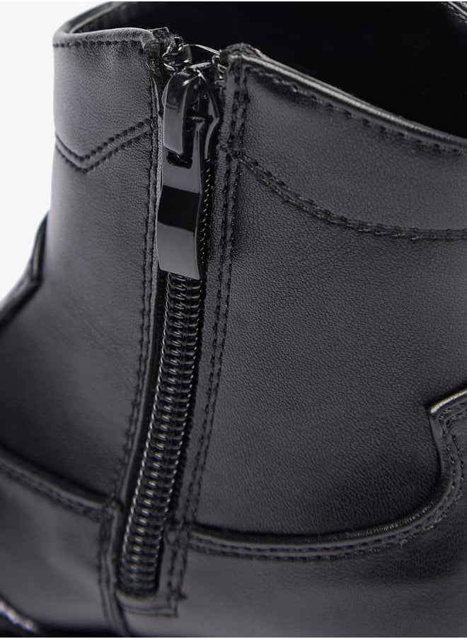 Flora Bella By Shoexpress Girls Embellished High Cut Boots with Zip Closure  - Image 5