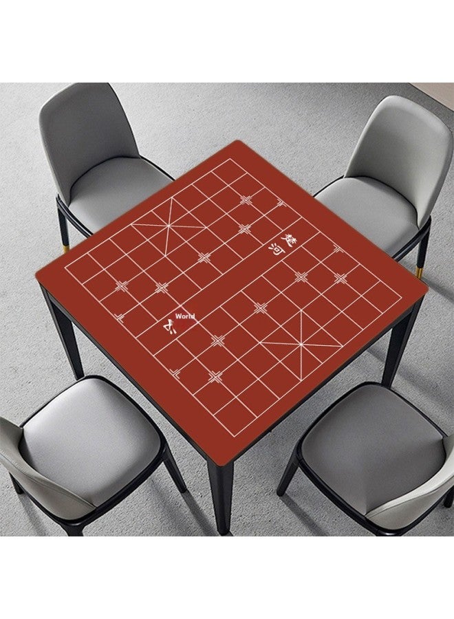 Chess And Cards Egg Pad Special Non-slip Mute Absorbent Diatom Mud Table Pad Wear-resistant Dirty-resistant Thickened Game Pad For Playing Cards-Color:80*80cm-Pattern:Chess Mat  - Image 1
