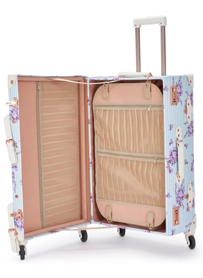 LIMRA Travel Bags Classic Leather Luggage 4 Pcs Set 28''-24''-20'''-13'''Inches