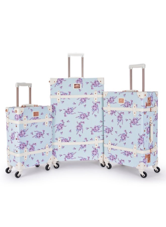 LIMRA Travel Bags Classic Leather Luggage 4 Pcs Set 28''-24''-20'''-13'''Inches  - Image 2
