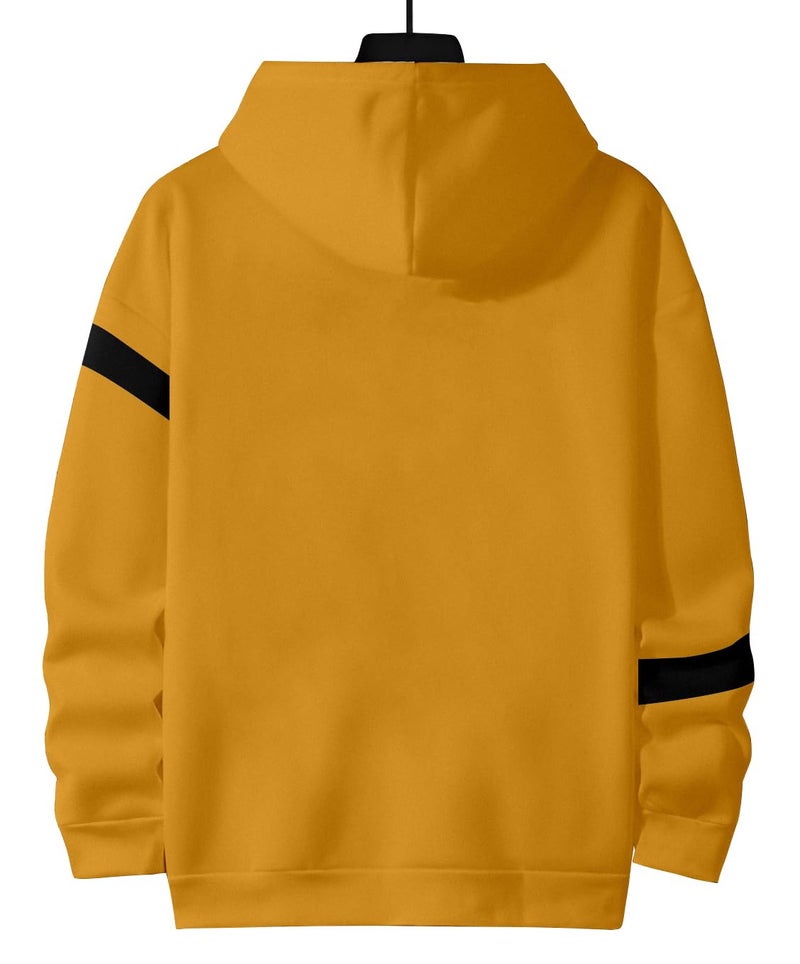 AUSK Men T-Shirt || Full Sleeve T-Shirt for Mens || Mens Hoodie Tshirts Yellow - Image 2