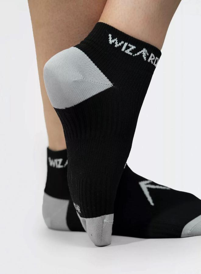 Wizard Pack of 3 - Black Logo Detail Socks - Image 3