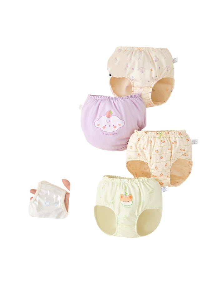 KUYING New Comfortable Skin friendly Breathable Underwear Set 0f 4