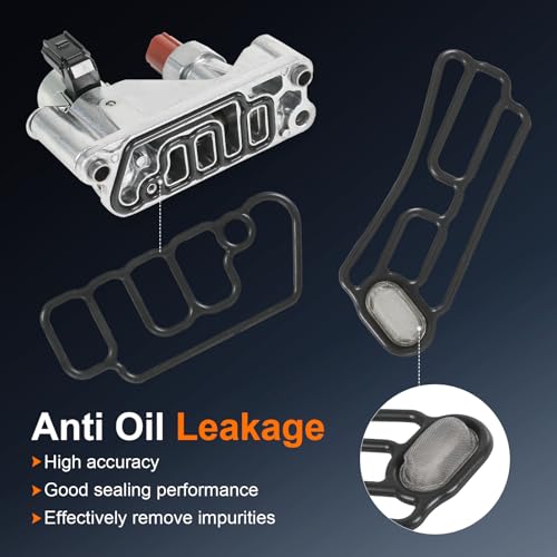 RALZAOTO 918-056GS VTEC Solenoid Gasket Filter Kit Compatible with Acura RDX Honda Accord Crosstour Odyssey Pilot 3.5L 2008-2016 Cylinder Head VVT Solenoid Spool Valve Gasket - Image 5