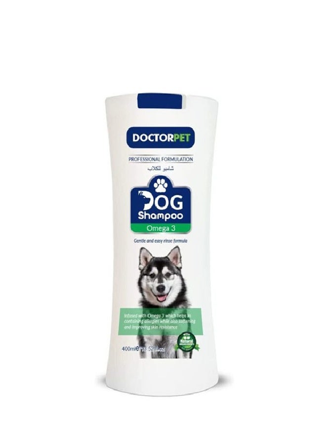 DoctorPet Dog Shampoo Omega 3 - 400ML