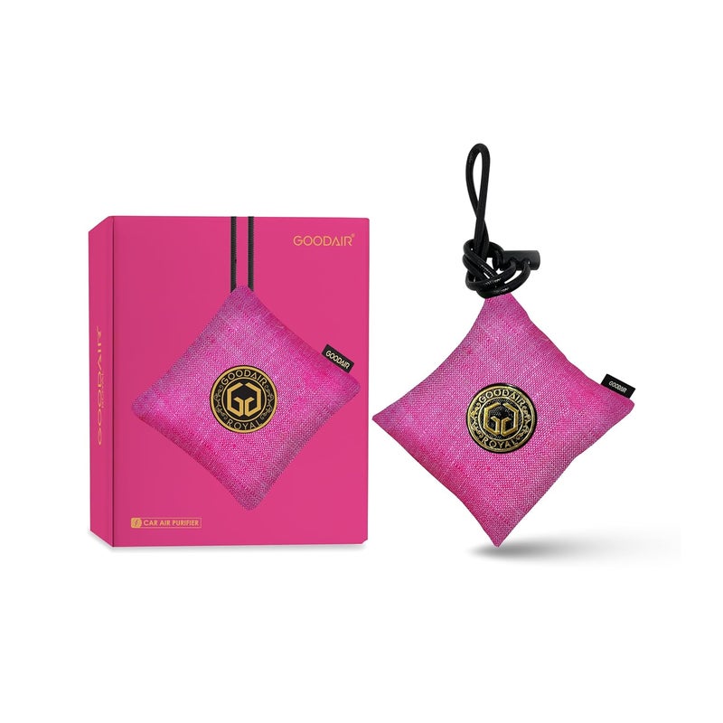 GOODAIR NonElectric Car Air Purifier Stylish Pink Advanced Impregnated Activated Carbon 247 Air Purification - Image 1