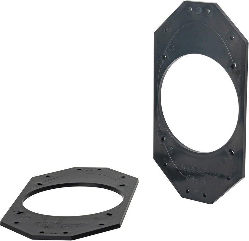Scosche 1984 to 2006 Jeep Wrangler 4” Speaker Adapters (1 Pair) SAJ46 - Image 1