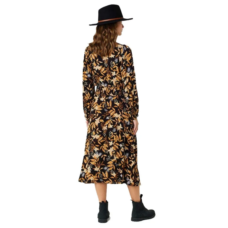 RIP CURL La Isla Long Sleeve Midi Dress - Women