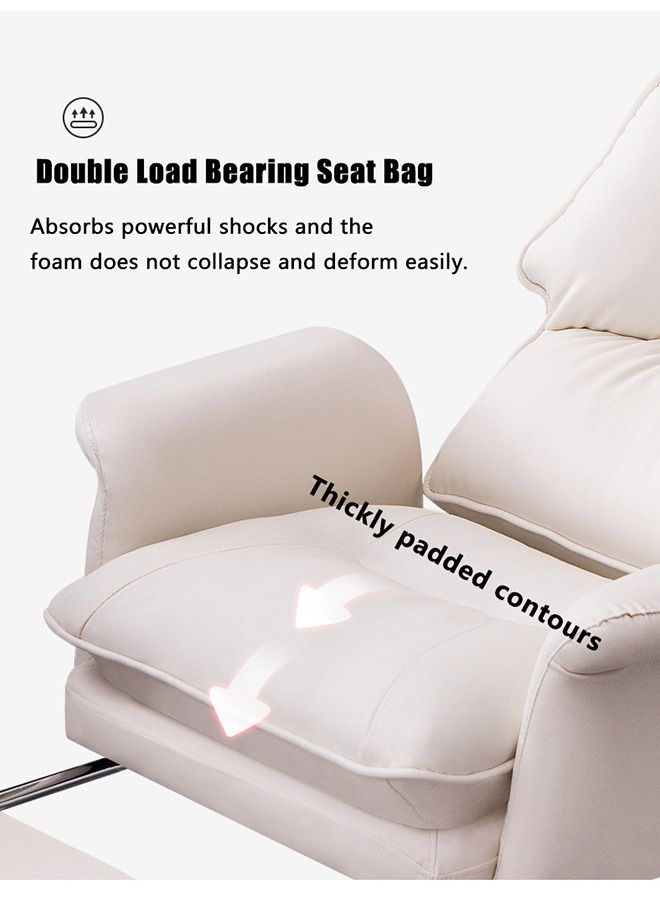 Arabest Computer Chair, Home Swivel Chair, Study Office Sedentary Boss Chair, Reclinable Gaming Sofa Chair  - Image 5