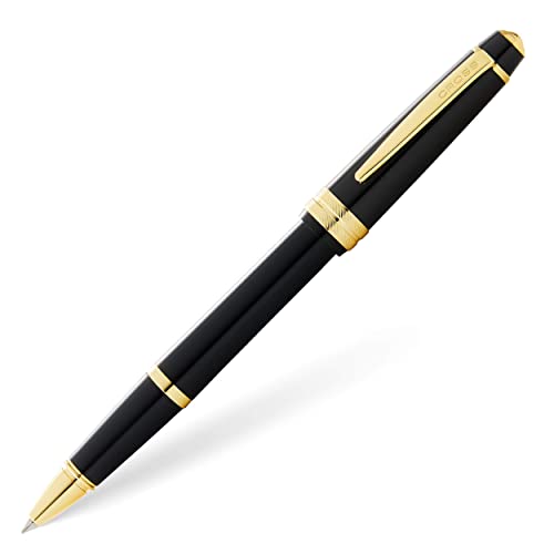 Cross Bailey Light Refillable Rollerball Pen Presented in a Everyday Gift Box - Medium Point, Black Ink, Polished Black - Image 4