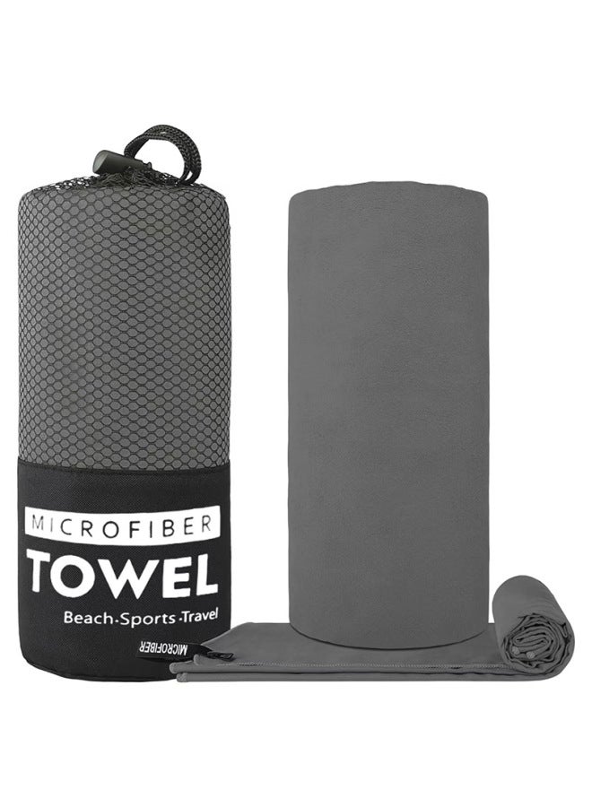Hot Double-sided Fleece Quick-drying Towel Microfiber Sports Fitness Towel Portable Towel Logo Customized