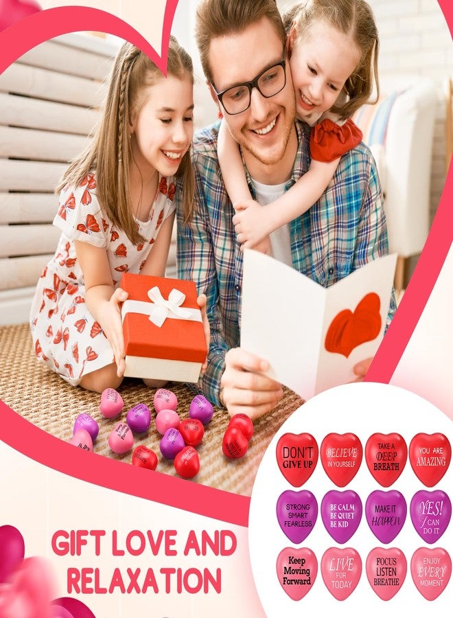 Arrowbash مجموعة كرات تخفيف التوتر على شكل قلب من آروباش، 150 قطعة، مقاس 1.5 بوصة، كرات صغيرة لتخفيف التوتر على شكل قلب، هدايا مثالية لحفلات عيد الحب، هدايا عيد الحب للمراهقين الصغار. - Image 3