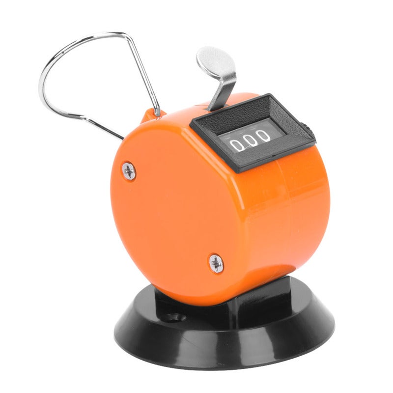 Hand Tally Counter: 4-Digit 0-9999 Range - ABS Plastic Case Comfortable To Hold, Small Portable Mechanical Counter For Data Statistics, Conference Attendance, Traffic Flow Counting - Image 3