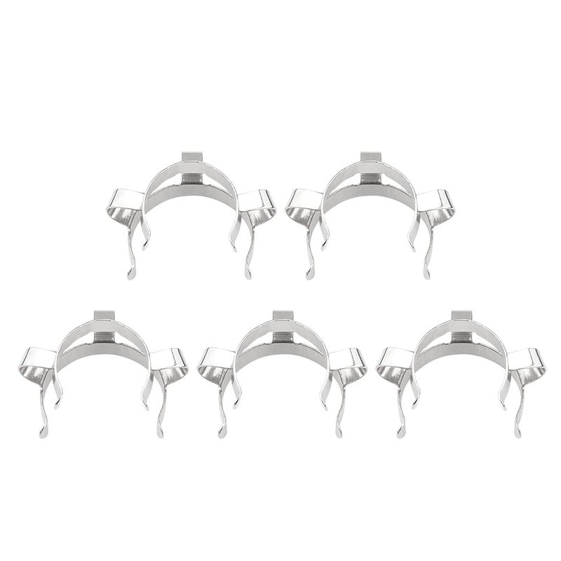 stonylab Metal Joint Clips 5 pcs 24 mm Lab Keck Clamp 24 Keck Clips for 2440 2429 Ground Joint