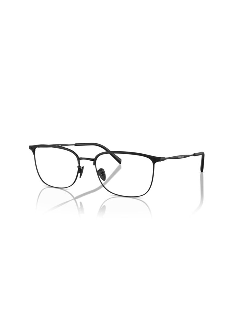 GIORGIO ARMANI Giorgio Armani Man Rectangular  Eyeglasses- Ar 5143 - Lense Size:55Mm - Matte Black - Image 1