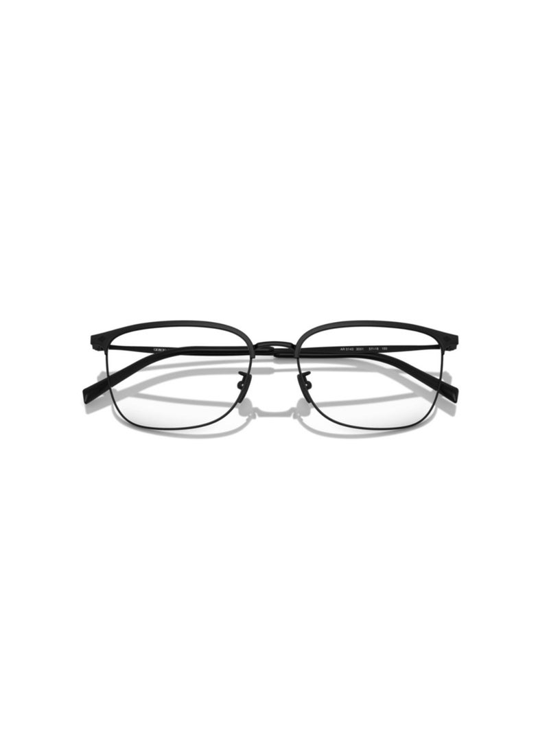 GIORGIO ARMANI Giorgio Armani Man Rectangular  Eyeglasses- Ar 5143 - Lense Size:55Mm - Matte Black - Image 5