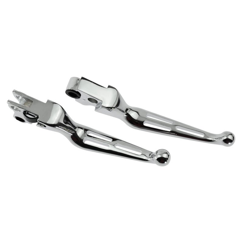 HDBUBALUS Motorcycle Brake Clutch Levers Fit for Harley 9603 XL 9617 Dyna 9607 Touring 9614 Softail Chrome - Image 2