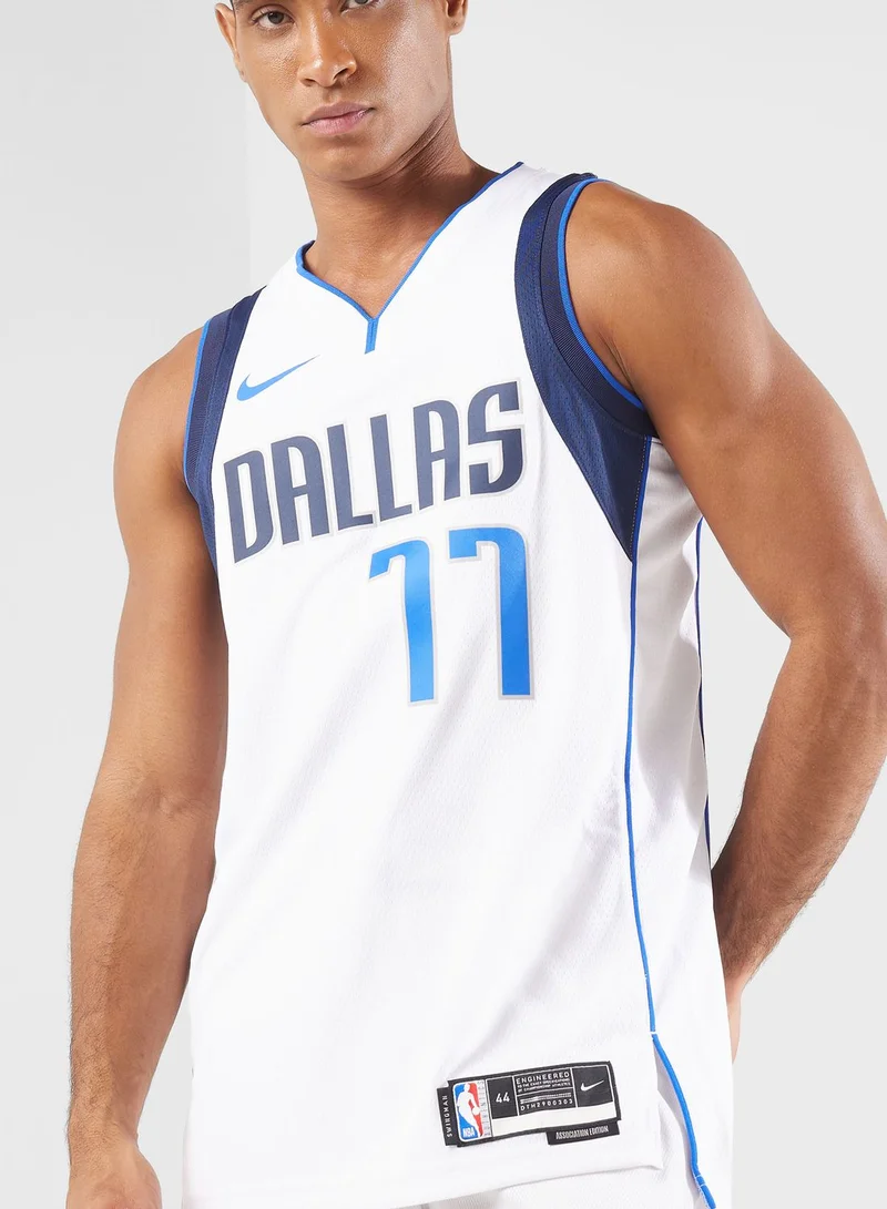 Nike Dallas Mavericks Dri-Fit Swimming Jersey