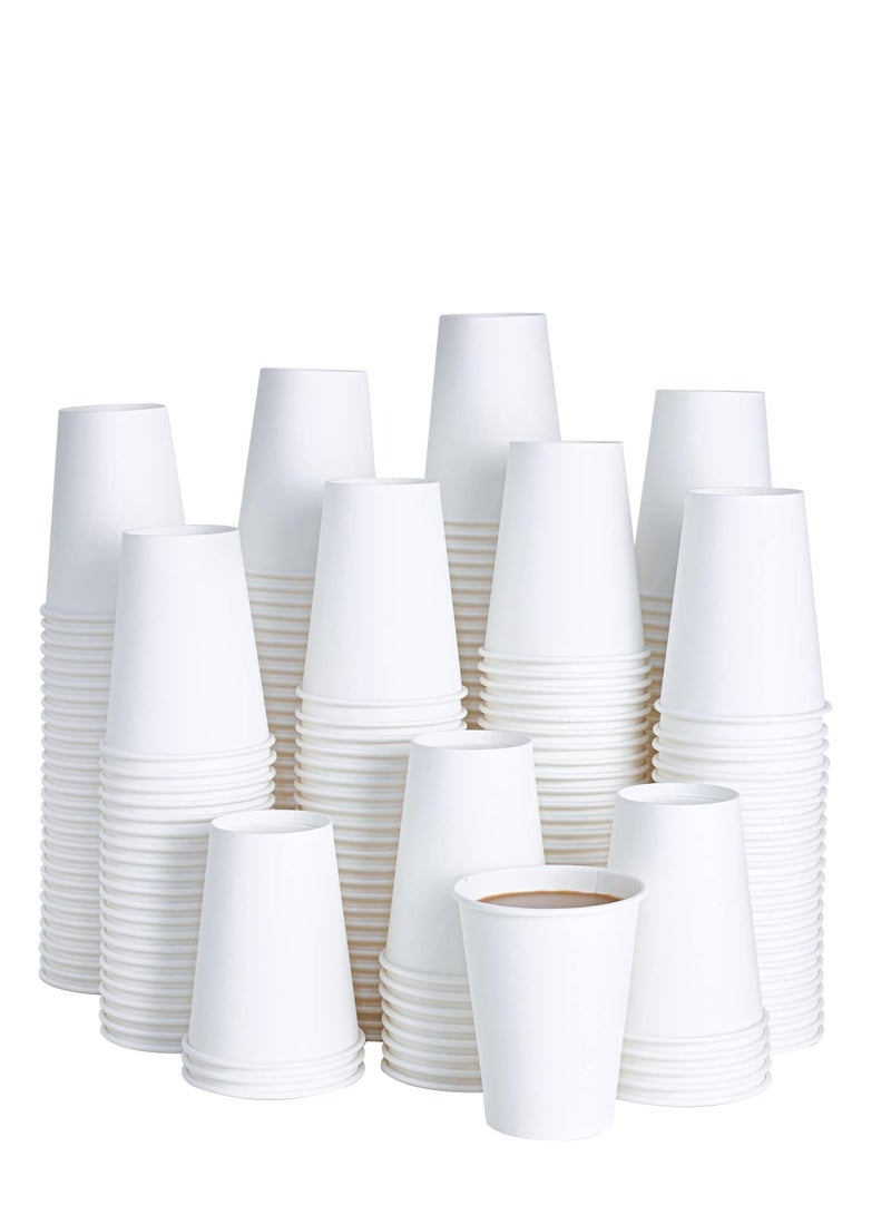 50 Piece 210ml Paper Cups, 8 Oz Disposable Drink Cups, for Coffee, Water, Tea, Cold and Hot Beverages - Image 1