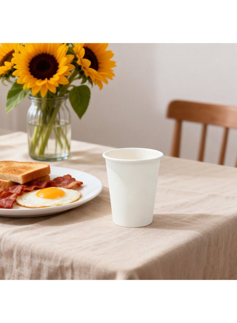 ٥٠ قطعة أكواب ورقية ٥٠٠ مل، ١٦ أونصة أكواب مشروبات يمكن التخلص منها، للقهوة والماء والشاي والمشروبات الساخنة والباردة - Image 3