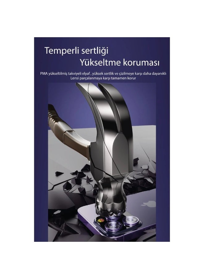 YESIDO iPhone 15/15 PLUS WB27 Metal Camera Lens Protector - Image 3