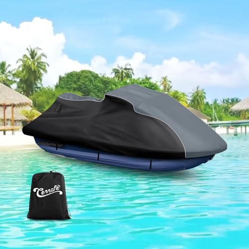 CEMOFE Jet Ski Cover for Yamaha FX Cruiser HO/SHO/SVHO 2012-2018, 600D Oxford Waterproof Jetski Waverunner Covers, UV Resistant Trailerable Covers with Double Air Vents - Image 1