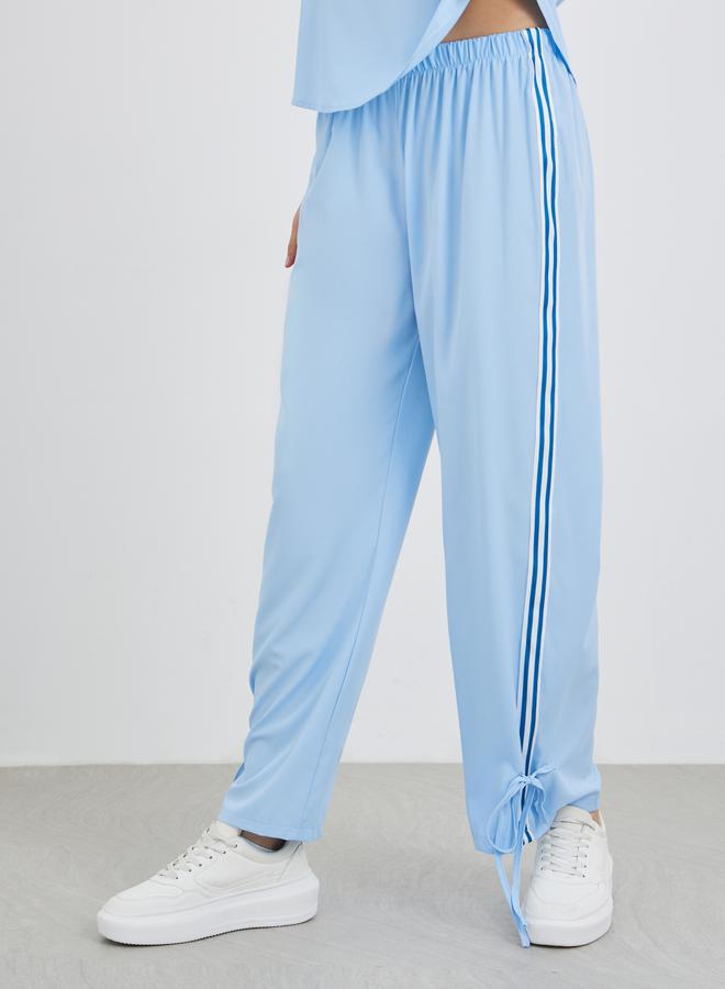 Take Two Round Neck Tape Detail Top and Pants Co-Ords - Image 5