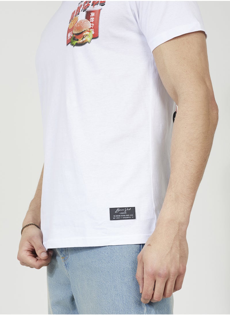 BRAVE SOUL Graphic Print T-Shirt  - Image 2
