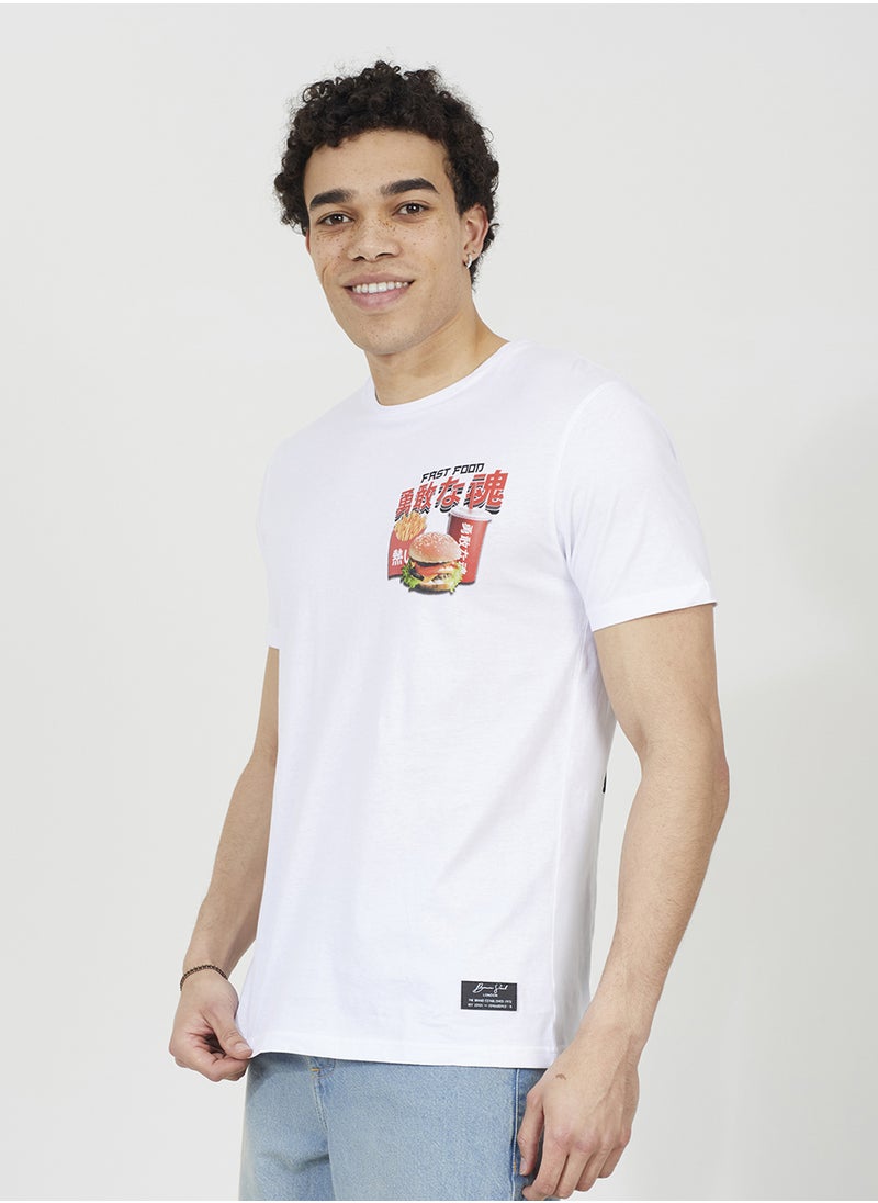 BRAVE SOUL Graphic Print T-Shirt  - Image 1