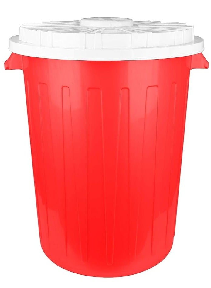 El Watania Bucket with lid 50l red