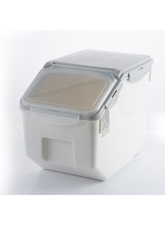 Large 10KG Food Containers, Rice Bucket, Food Storage Bins with Lids Scooper, Airtight Kitchen Storage Containers to Store Dry Food, Food Storage Container - Image 1
