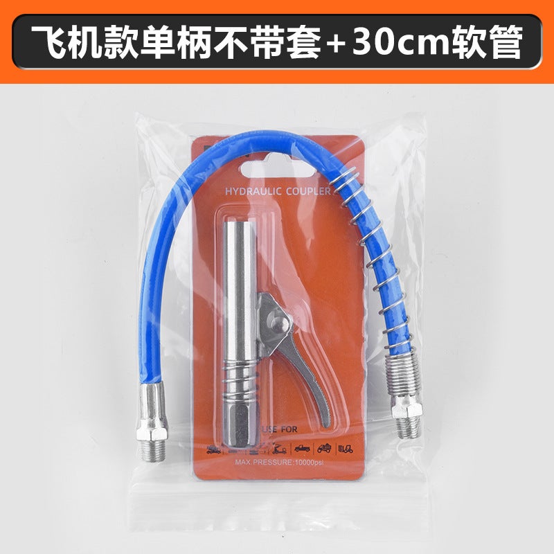 Stainless Steel Grease Nozzle Head – Manual High Pressure Lock Clamp Type - Image 1