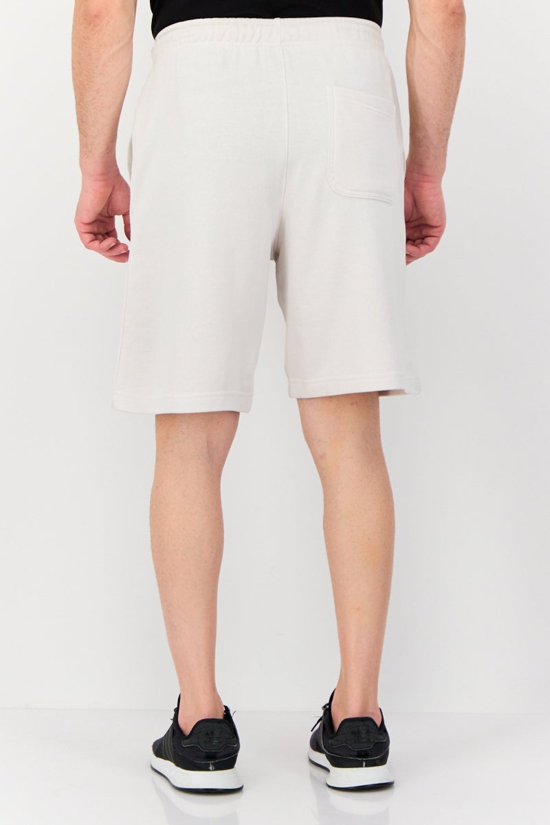 Nike Men Standard Fit Knee Length Running Shorts, Off White  - Image 3