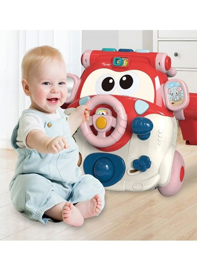 إن كي أكس عربة مشي لتعليم الأطفال مع مركز نشاط للتعليم المبكر مع إضاءة وموسيقى للأطفال الرضع والأطفال الصغار - Image 4