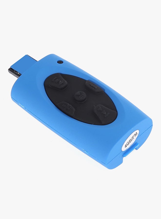 Waterproof In-Ear Neck Band MP3 Player Blue/Black - Image 5