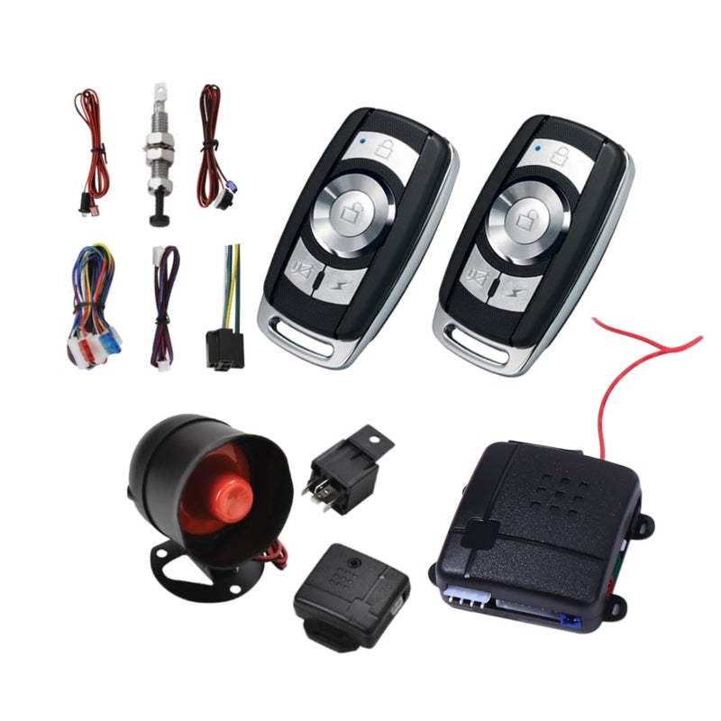 Universal Portable Car Alarm Anti Theft Security System with Remote Control Vehicle Protection Device - Image 2