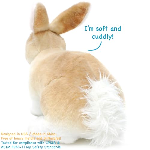 TigerHart Ridley The Rabbit - 11 Inch Realistic Stuffed Animal Plush Bunny - Image 5