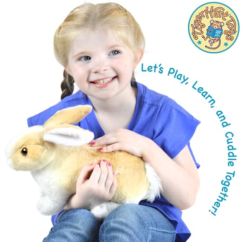 TigerHart Ridley The Rabbit - 11 Inch Realistic Stuffed Animal Plush Bunny - Image 2