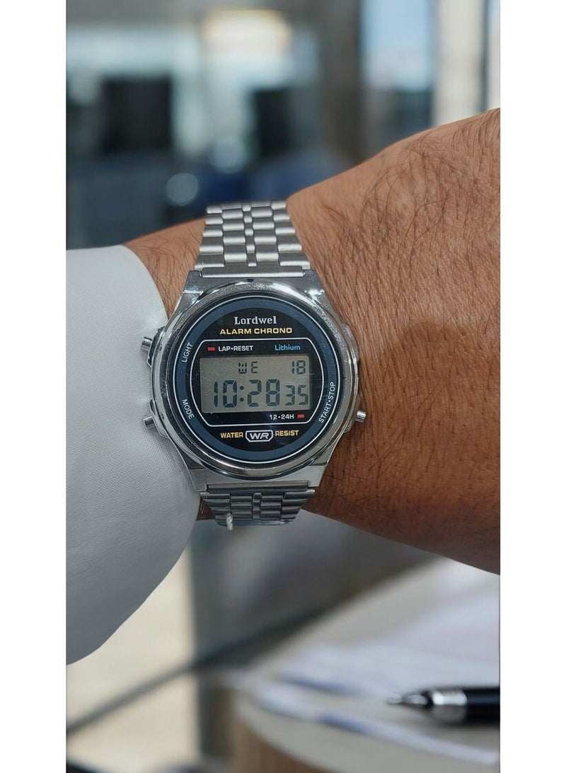 لورد ساعه لورد ويل رقميه ستيل ضد الماء - Image 1