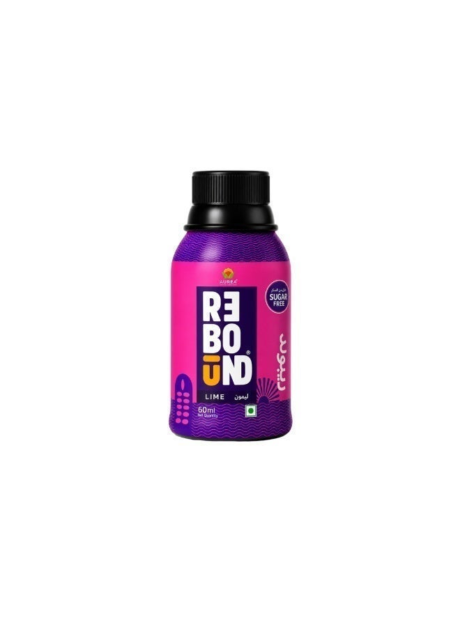 REBOUND ريبوند (Rebound) مشروب ديتوكس الكركم الخالي من السكر بنكهة الليمون الأخضر 60 مل - Image 1