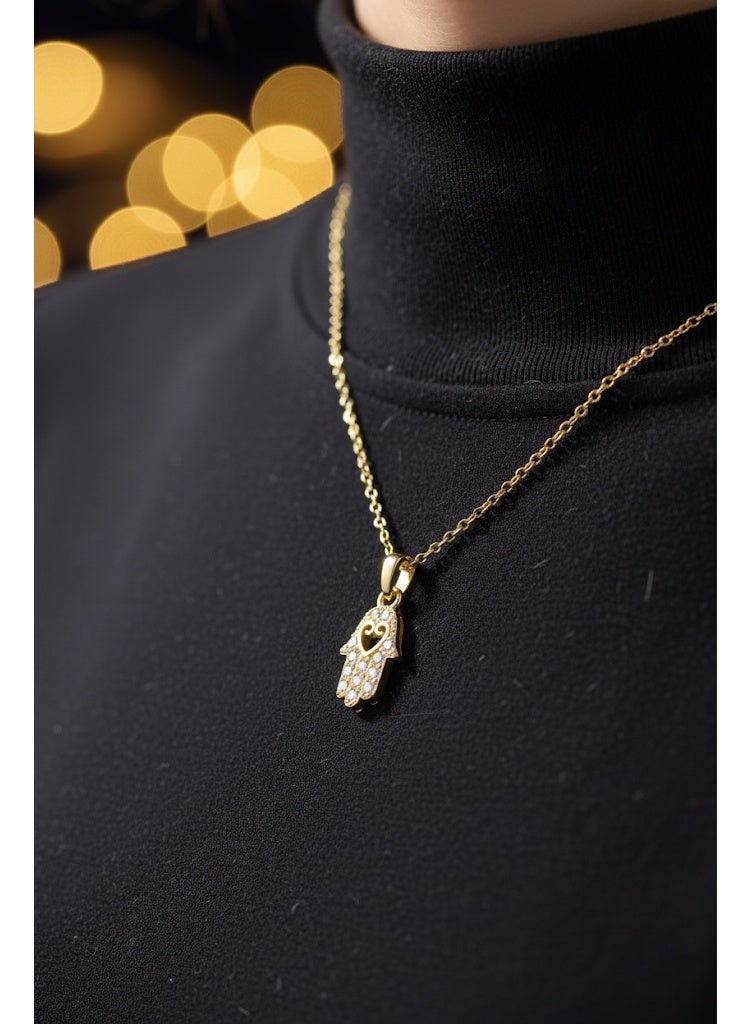 فلافي سلسلة حريمي بدلاية كف مرصعة بالكريستال - لمسة راقية - Image 1