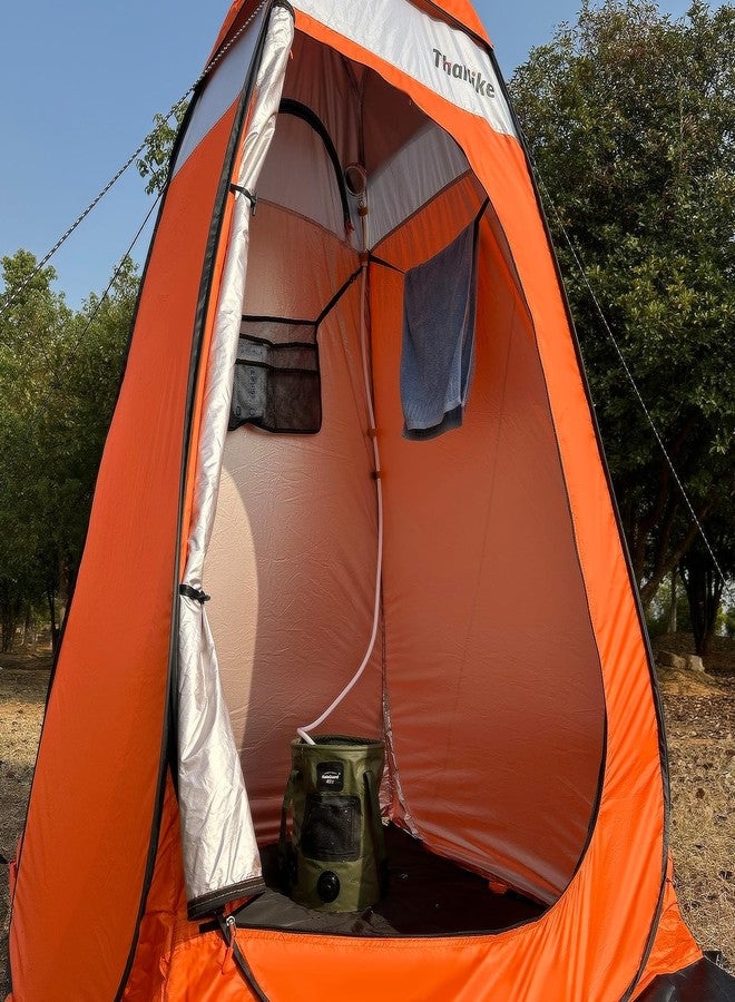 Thallike Upgrade Pop Up Privacy Shower Tent 55" x 55" x 83", Portable Camping Shower Tent, Camping Toilet Changing Room with Rain Shelter & Extended Floor Mat, Dressing Room for Camping and Beach - Image 3