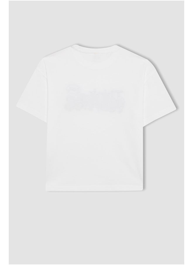 DeFacto - Girl Relax Fit Knitted Short Sleeve Body - Image 1