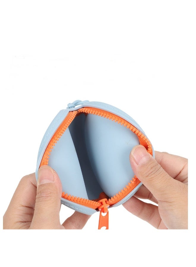 Versatile Silicone Mini Pouch for Coins Earphones Keys and More with Wrist Strap Portable Zipper Bag for Daily Essentials - Image 5