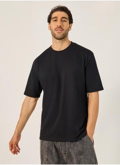 Styli Graphic Print Oversized Round Neck T-Shirt  - Image 2