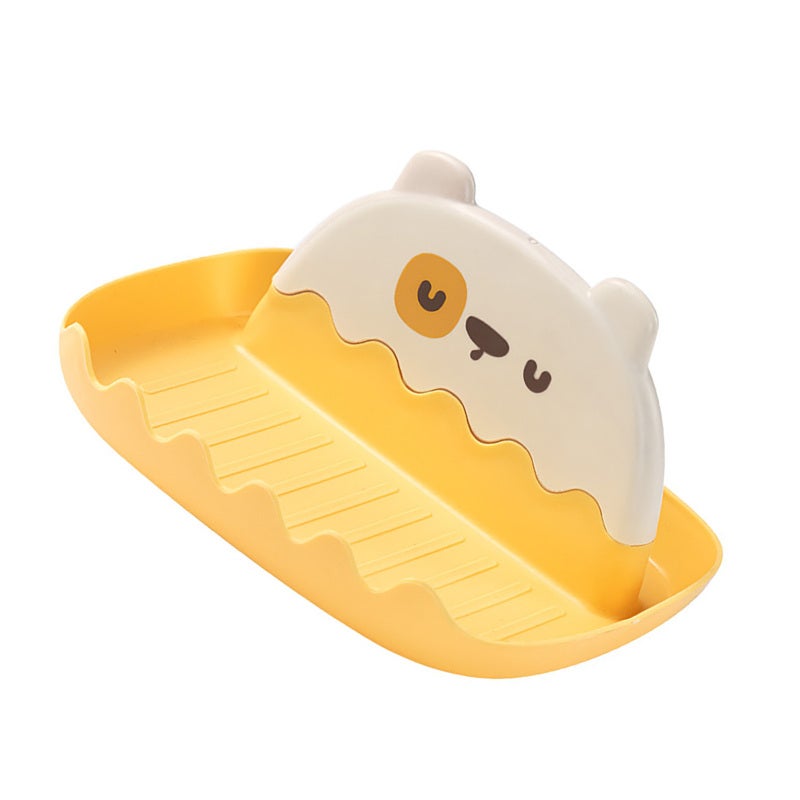 Spoon Rest: Yellow PP Material Thickened Design - Stain Prevention Lid Holder for Household Kitchen Countertop Organization - Image 5