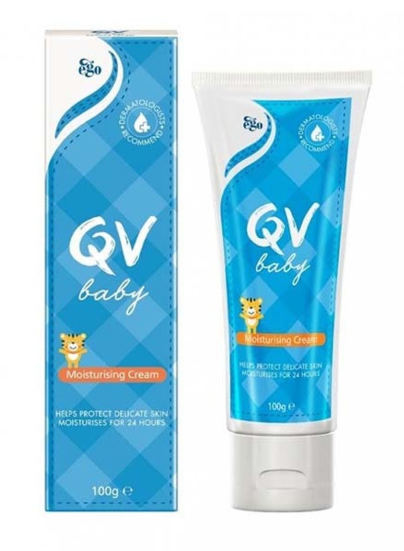 إيجو كريم كيو في المرطب للأطفال، ١٠٠ غرام - خالٍ من العطور والبروبيلين جليكول، ترطيب لطيف للبشرة الحساسة - Image 1