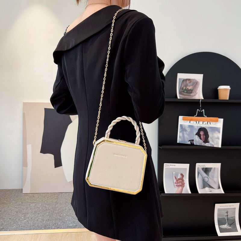 2025 New Wholesale Trendy High-End Small Square Versatile Chain Bag Fashion Handbag Crossbody Underarm Bag - Image 5