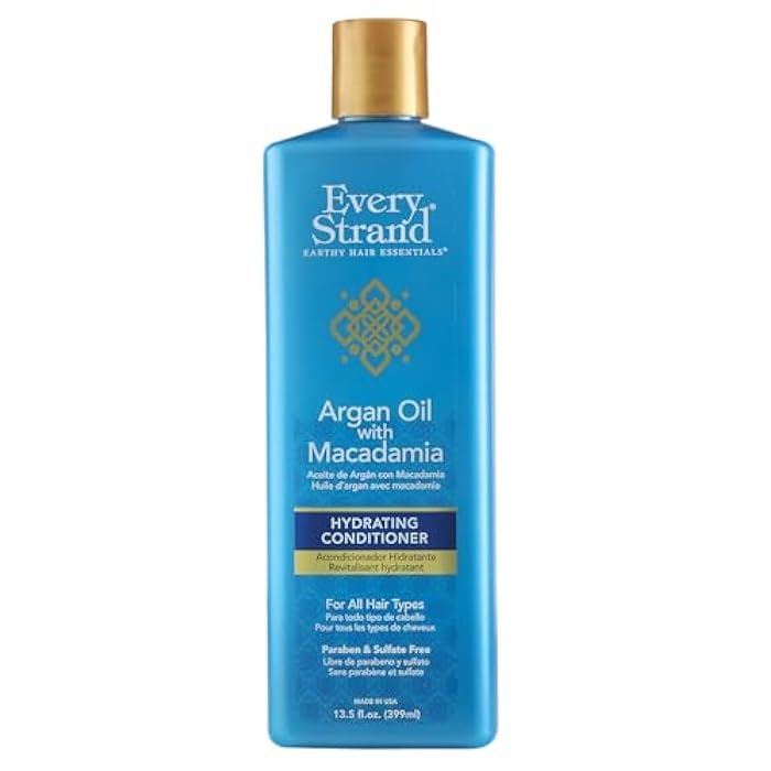 Every Strand Argan Oil With Macadamia Hydrating Conditioner, 13.5 Fl Ounce, 13.5 Ounce - Image 1